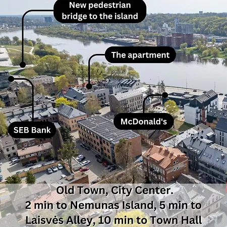 Apartment 2 Min To Island! Spacious Family-sized Old Town